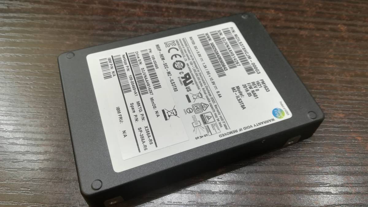 3.84TB SAS 12Gbps MZ-ILS3T8A Samsung Read 2.5inch SSD SAMSUNG 2.5 