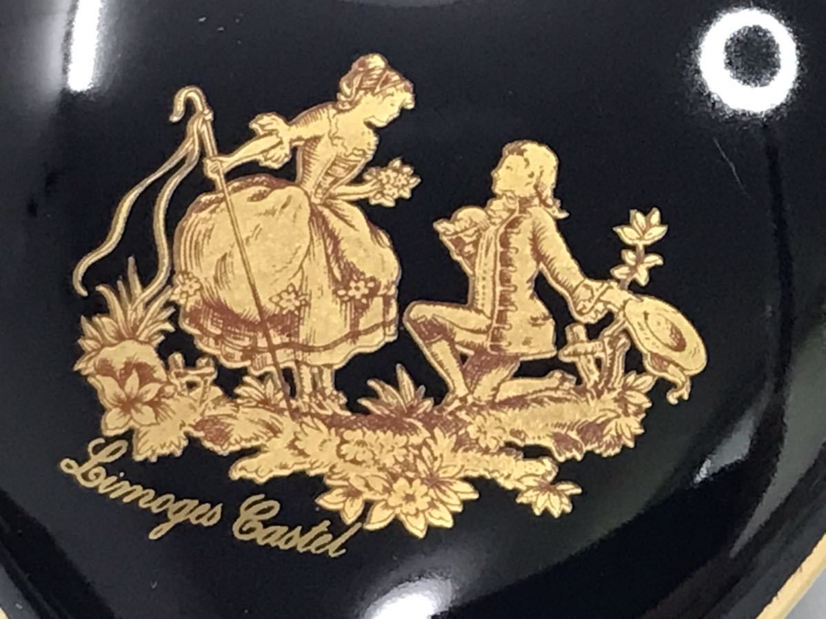 LIMOGES リモージュ ハート型ボックス 陶器製 ヴィンテージ