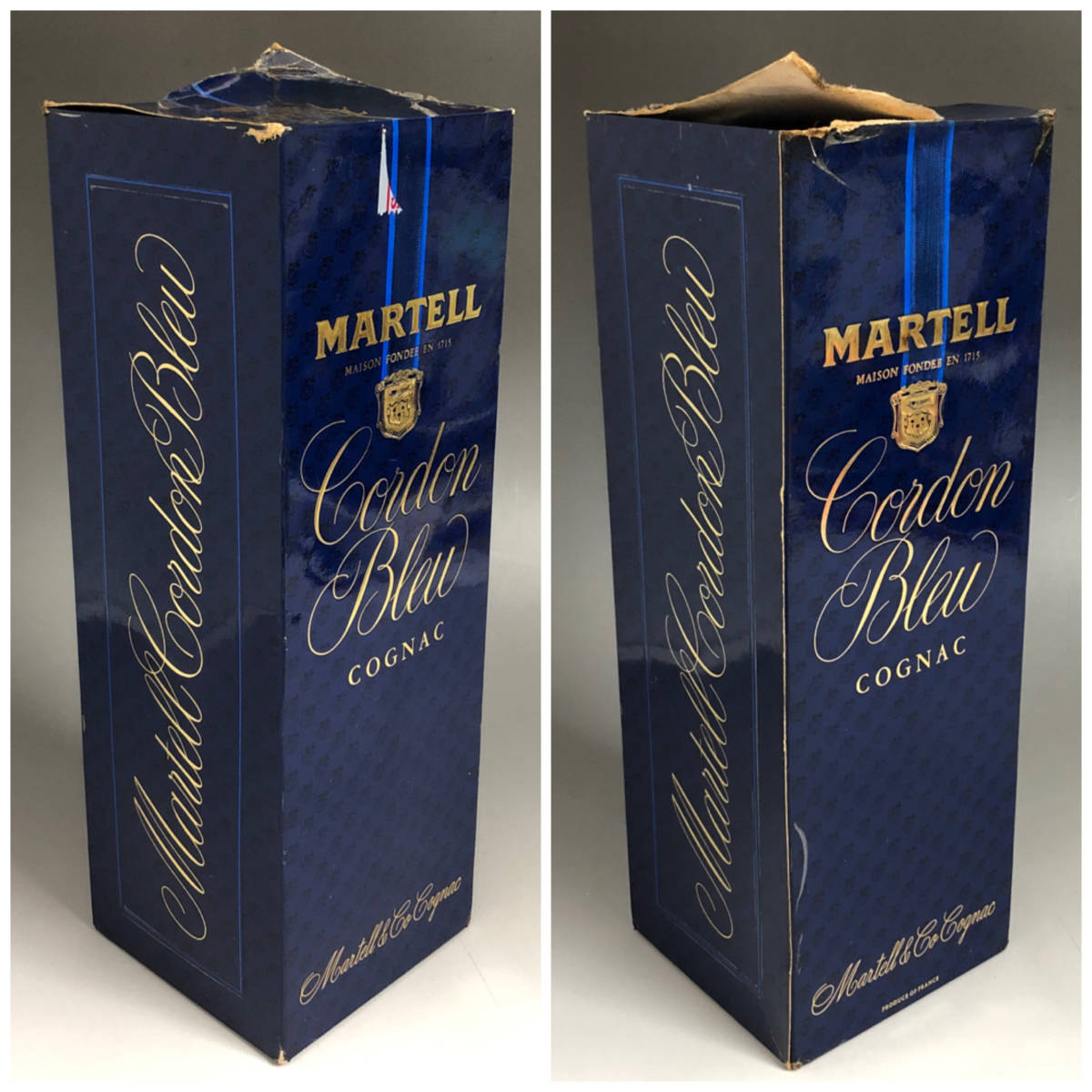 未開栓　Martell Cordon Bleu コニャック 箱入り　青ラベル MG2/56 未開栓 Martell Cordon Bleu ブランデー コニャック 700ml 40