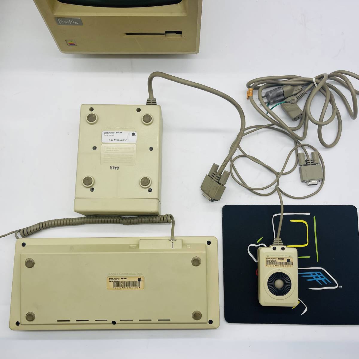 激レア、完全セット】 Dyna Mac パソコン Macintosh M0001W 512K(68k 