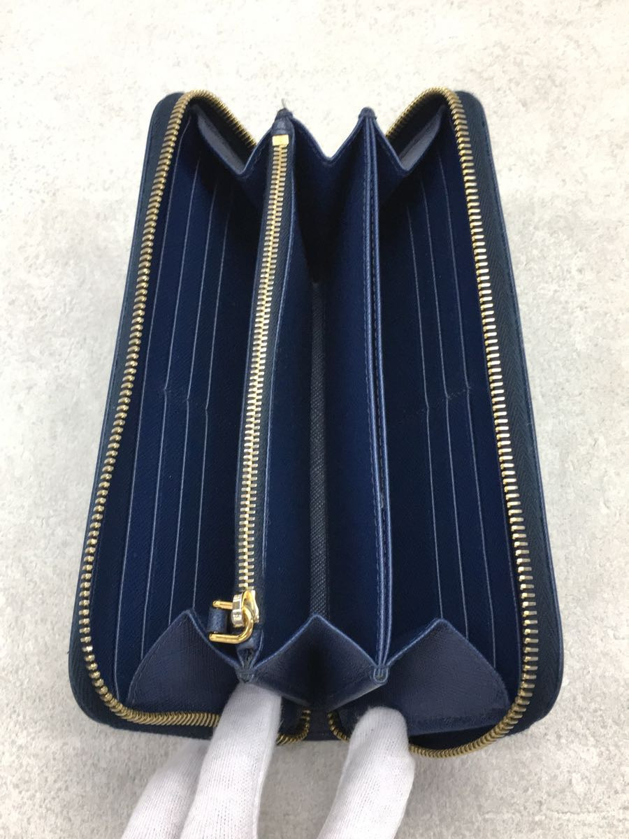 プラダ PRADA 長財布 財布 ネイビー