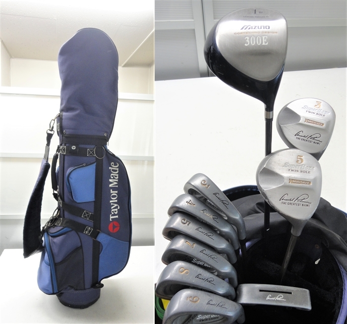 【豪華】ゴルフセット初心者メンズ向けArnold Palmer他キャディバッグ付 ゴルフ 【ゴルフセット】キャディバッグ＋アーノルドパーマー他クラブ