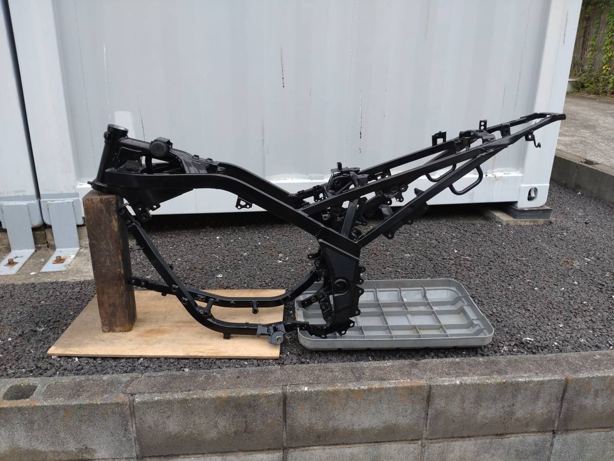 SRX400 3VN フレーム ダウンチューブ 中古 再塗装 パウダーコート