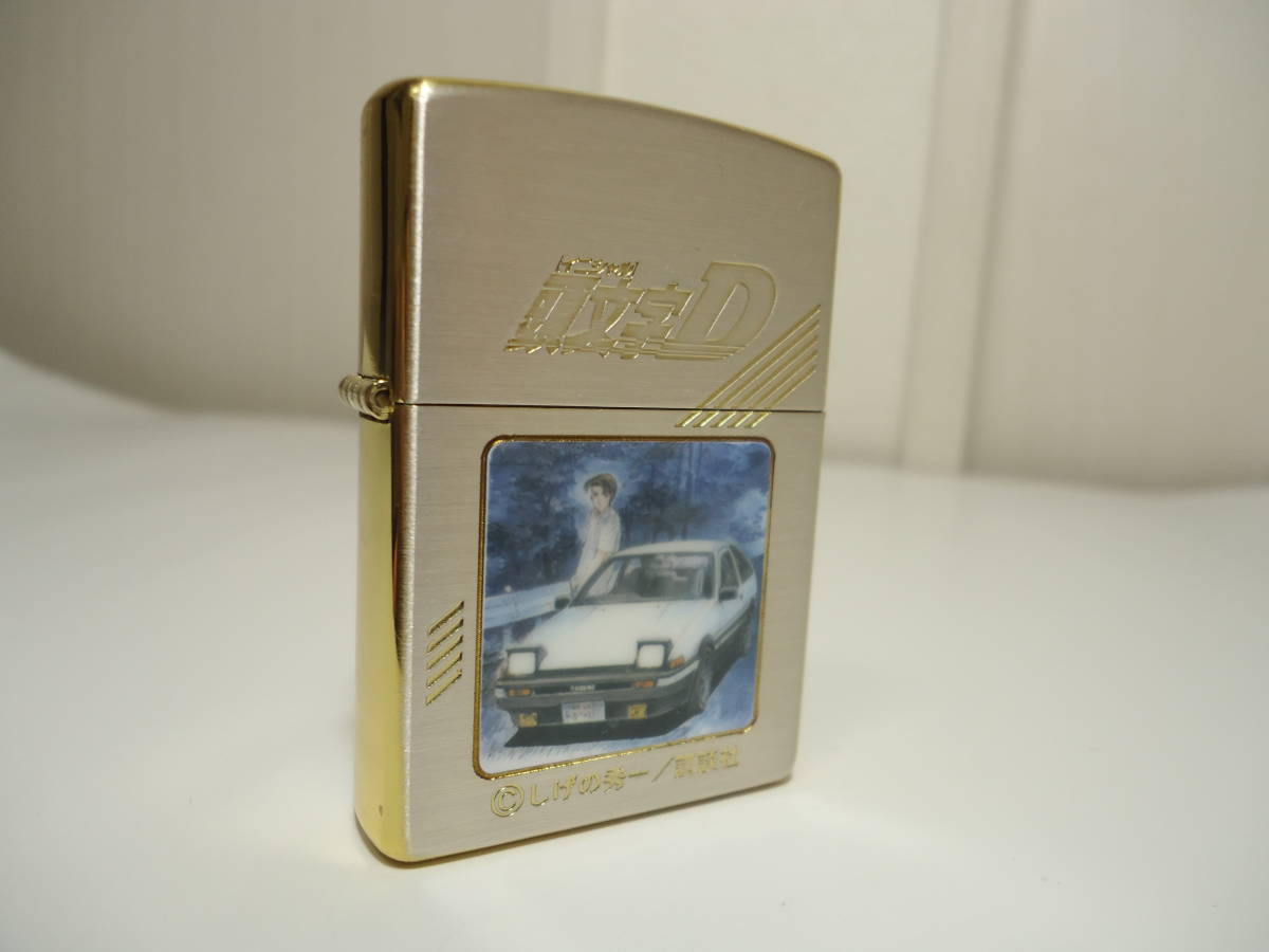 頭文字D限定ZIPPO未使用品☆イニシャルD 藤原拓海 AE86 3面加工 