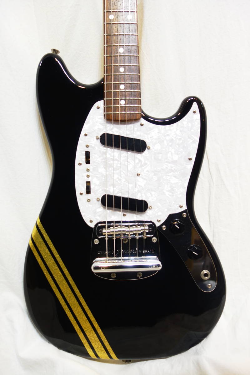 Fender Japanムスタング「MG69/CO-LTD Goldline BLK」E-2219(JAPAN 