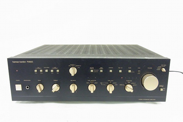 お買い得，限定セール X030-Y12-1974 HARMAN/KARDON PM665 プリメインアンプ 通電確認済み 現状品③＠(その他)｜売買されたオークション情報、yahooの商品情報をアーカイブ公開 - オークファン その他