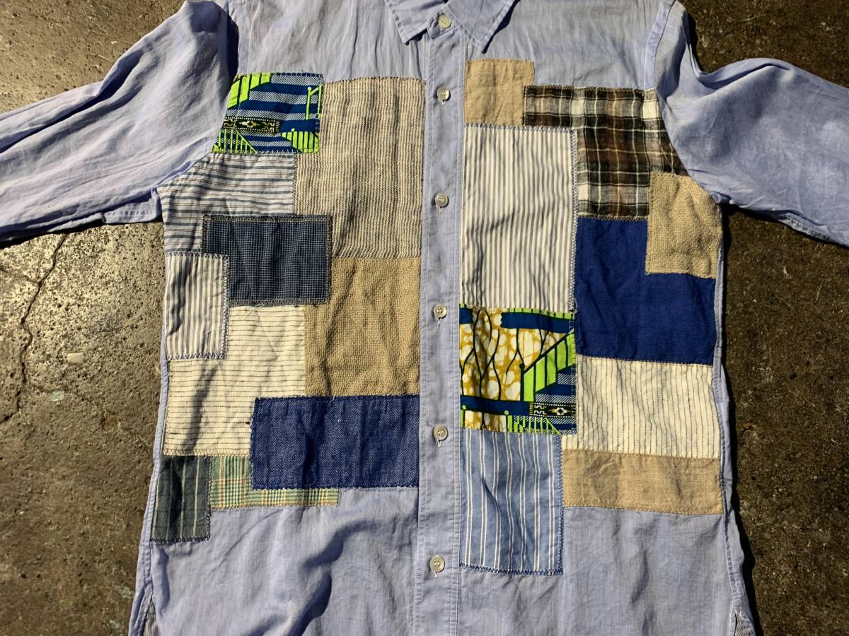WATANABE JUNYA MAN パッチワーク 16ss パッチワークシャツ 16SS 