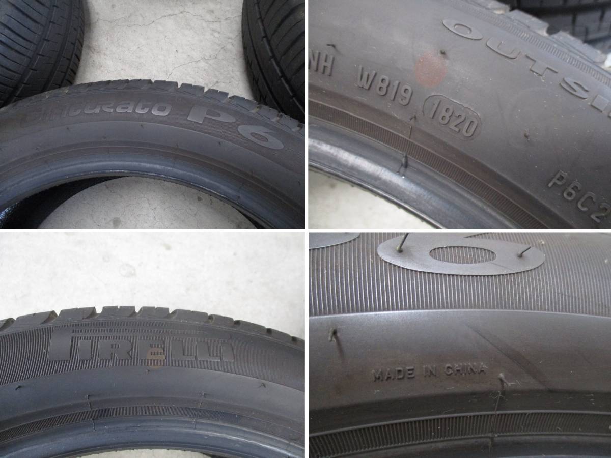2020年製造 ピレリ CintuRote P6 215/50R17 中古 4本set