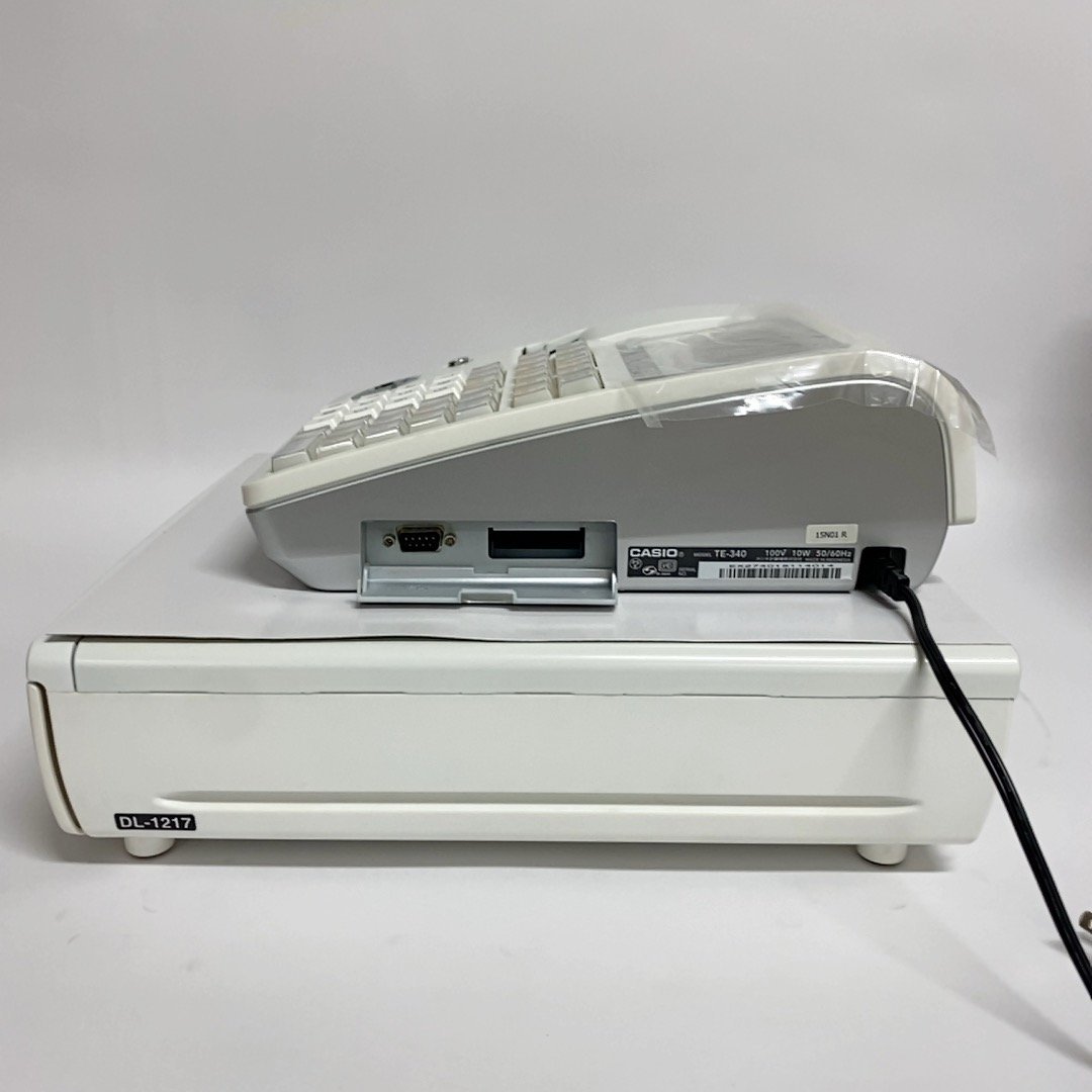 カシオ レジスター TE-340WE ホワイト 【公式通販】