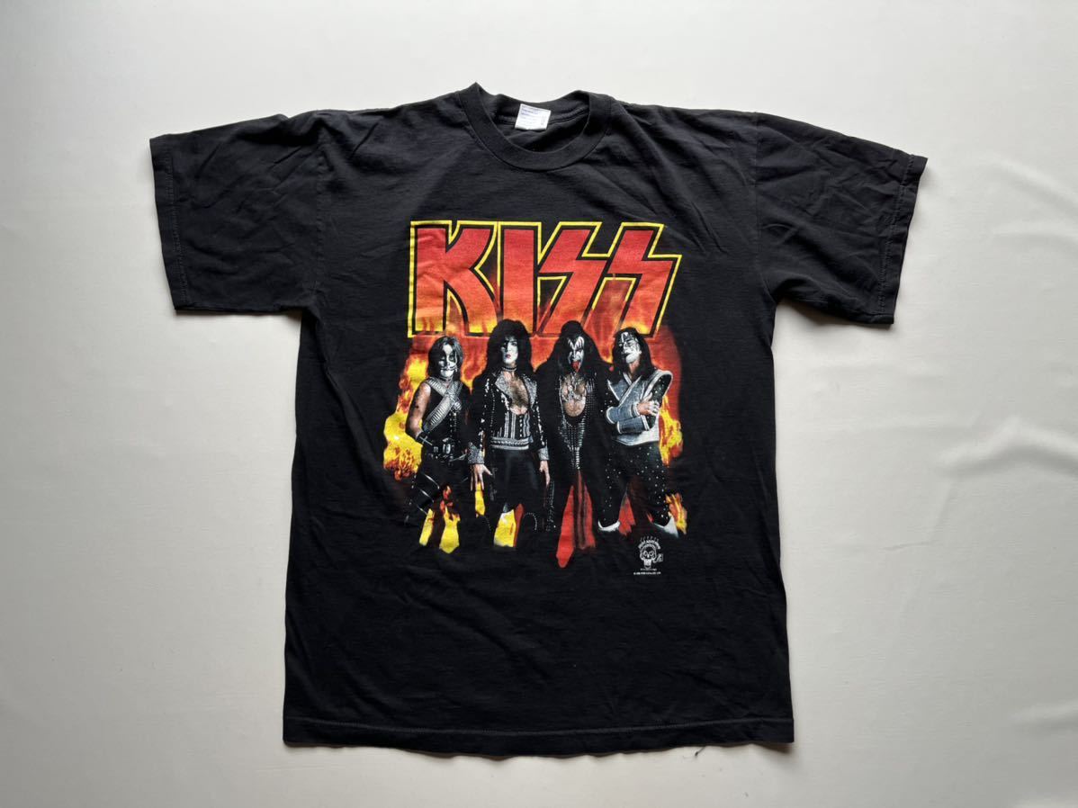 【人気，新品】 USA製 90s 1996年 KISS CRONIES メンズ XLヴィンテージ プリント Tシャツ / アメリカ製 キッス バンド ロック ツアー ビッグサイズ(Tシャツ)｜売買されたオークション情報、yahooの商品情報をアーカイ Tシャツ