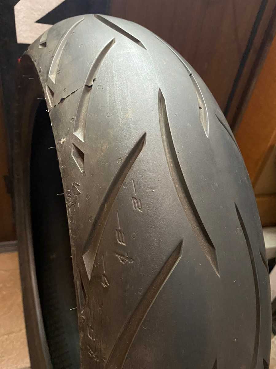 中古MCタイヤ 2019年製造 METZELER SPORTEC M5 INTERACT 160/60ZR17