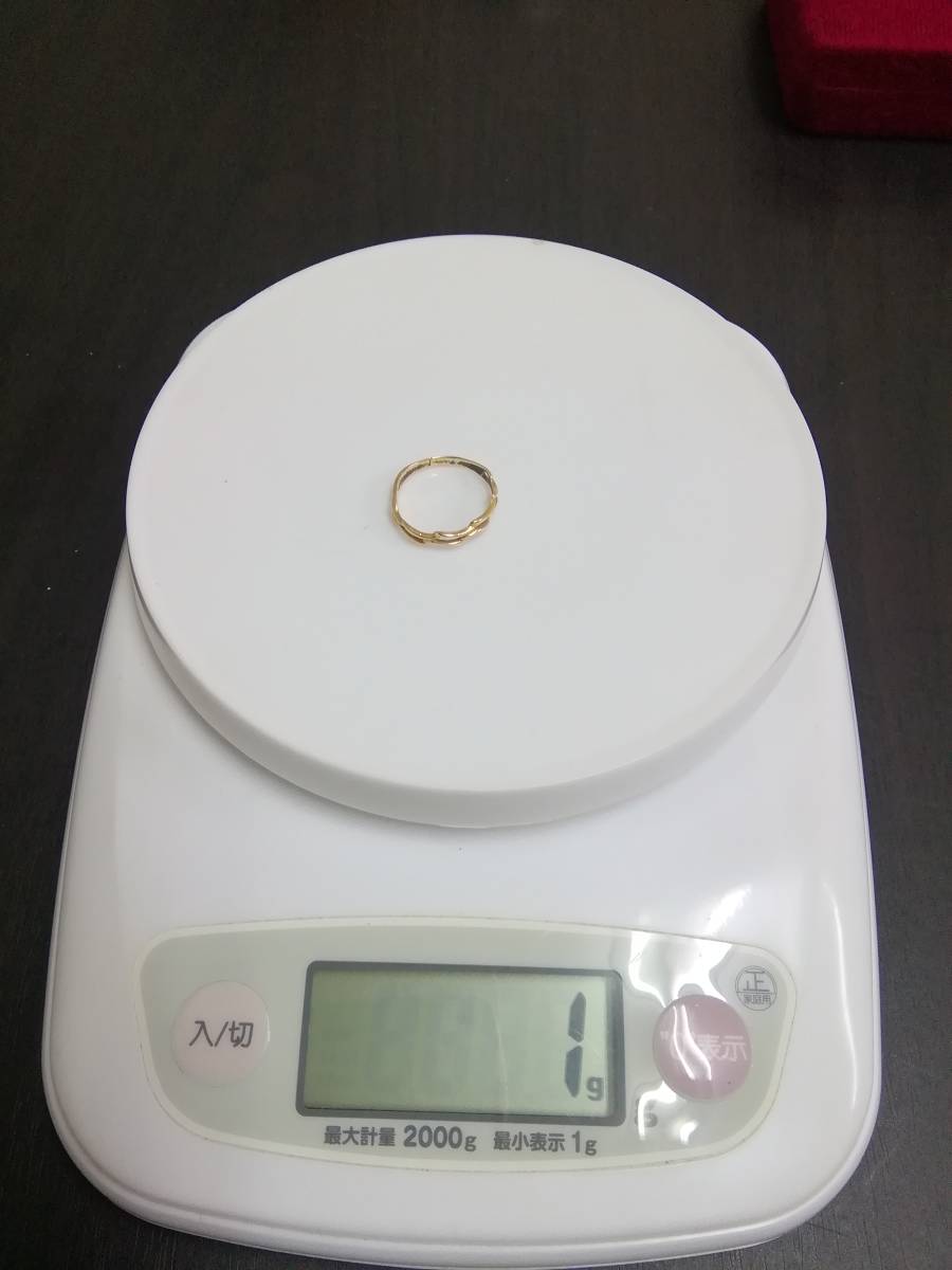 1g K18リング 鑑定済み(その他)｜売買された - ジャンク扱い K18 K18 