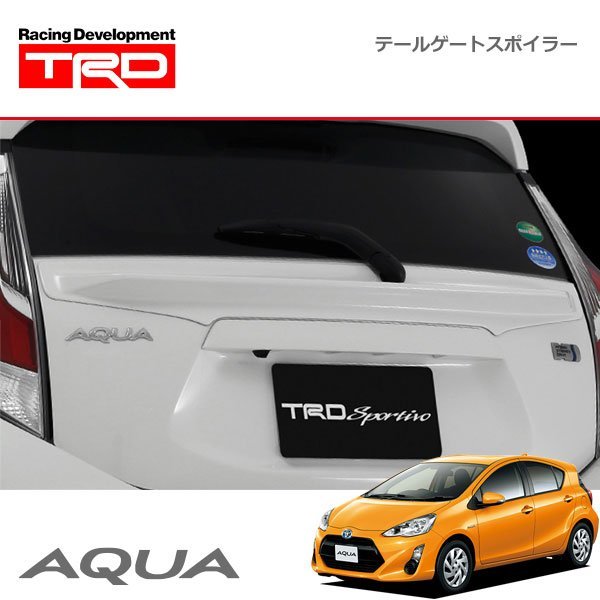 アクア NHP10 テールゲートスポイラー NHP NHP10H TRDよりちょっと TRD
