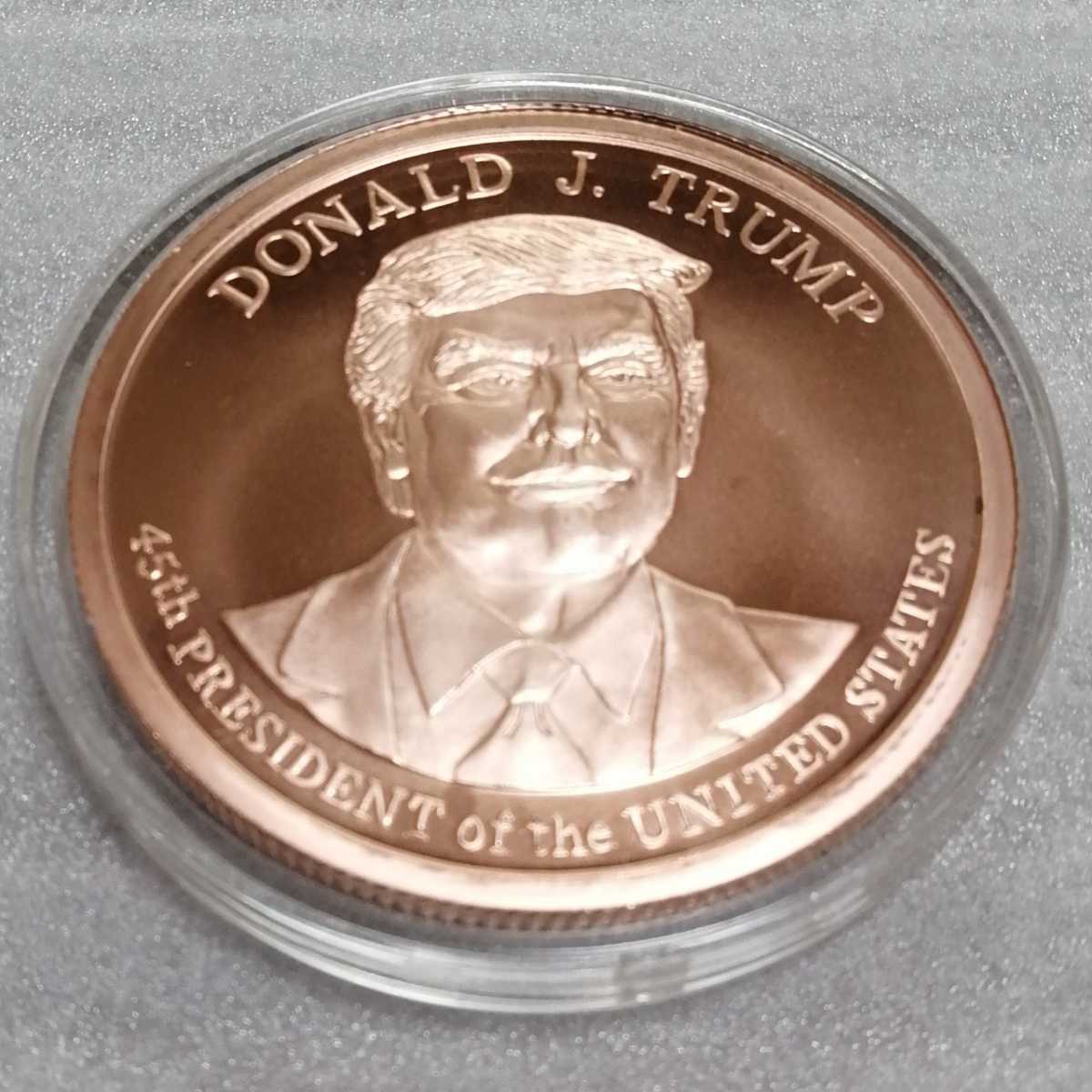 5オンス トランプ 第45代 大統領 銅 ラウンド 純銅 アイテム1 トランプ
