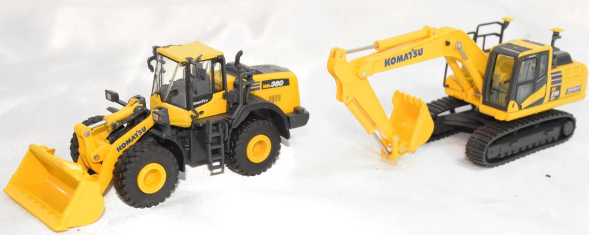 コマツ ミニカーセット全種類12種　HＯサイズ　株主優待　オリジナル非売品 コマツ ミニカーセット全種類12種 HOサイズ 株主優待 オリジナル