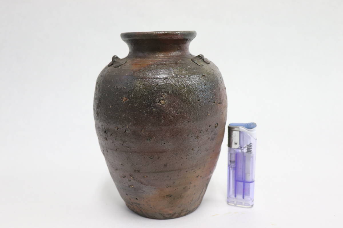 人間国宝 伊勢崎淳 備前四方削花生 共箱 陶歴 共布 - メルカリ 人間