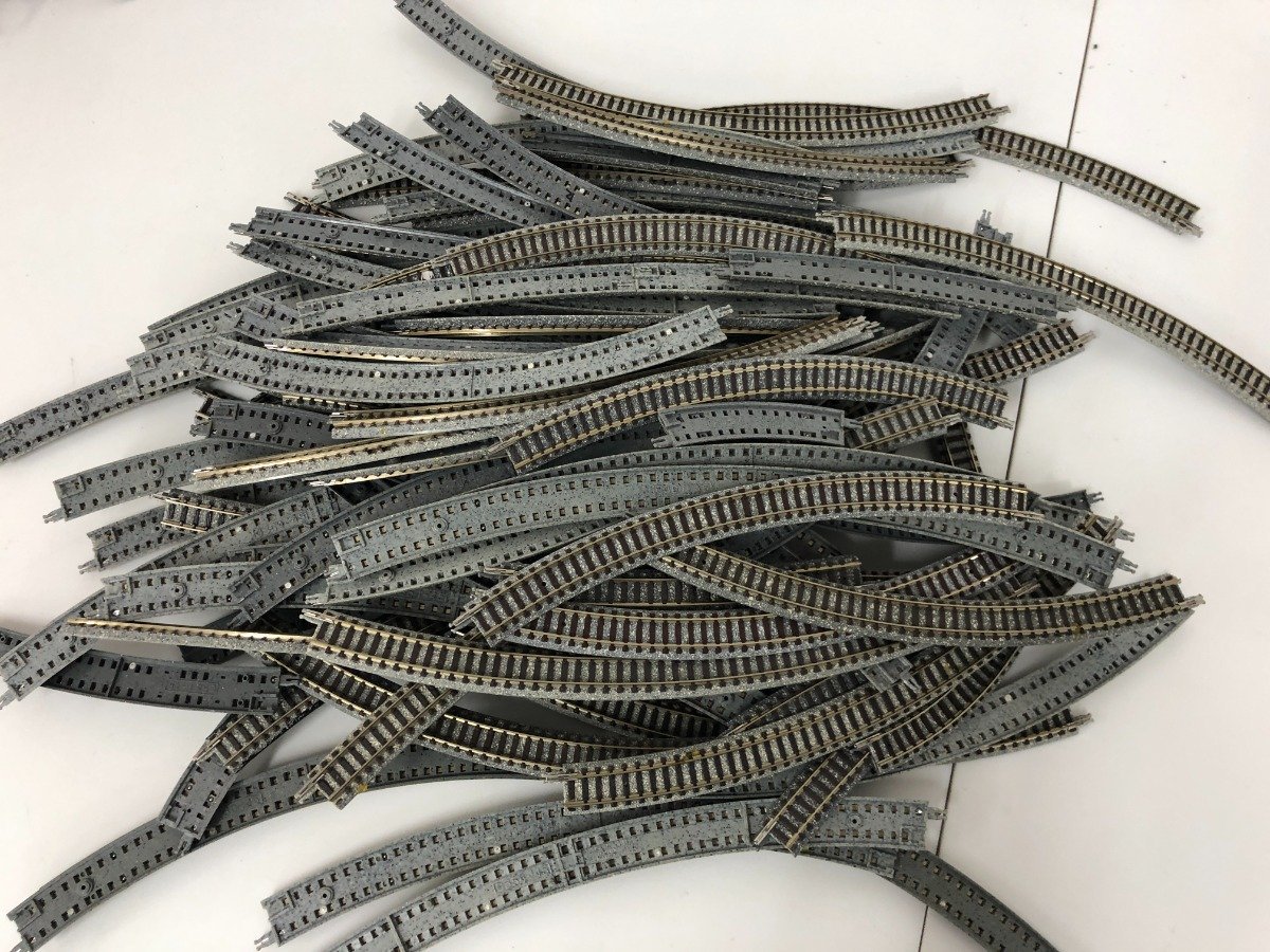 ▽2 【ジャンク品 Nゲージ線路ほかまとめて TOMIX KATO レール 
