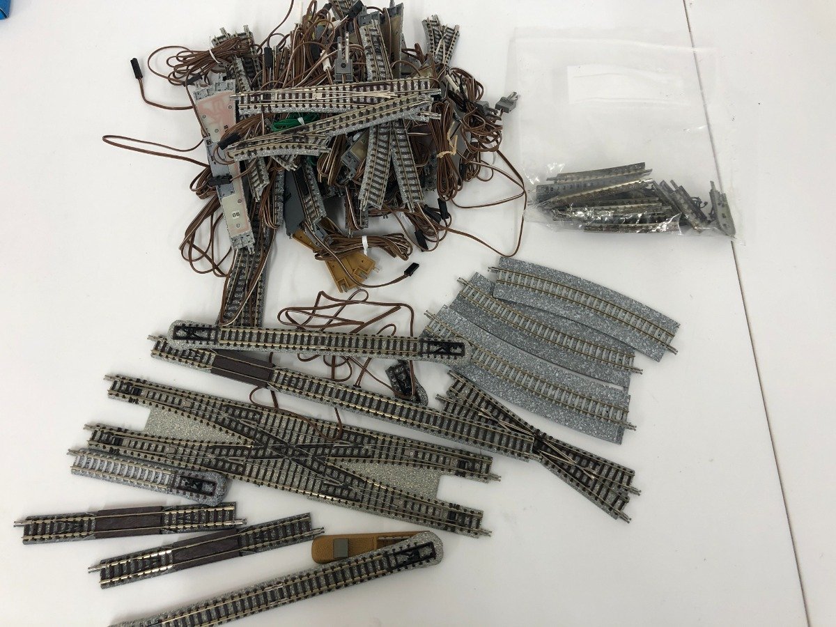 ▽2 【ジャンク品 Nゲージ線路ほかまとめて TOMIX KATO レール 