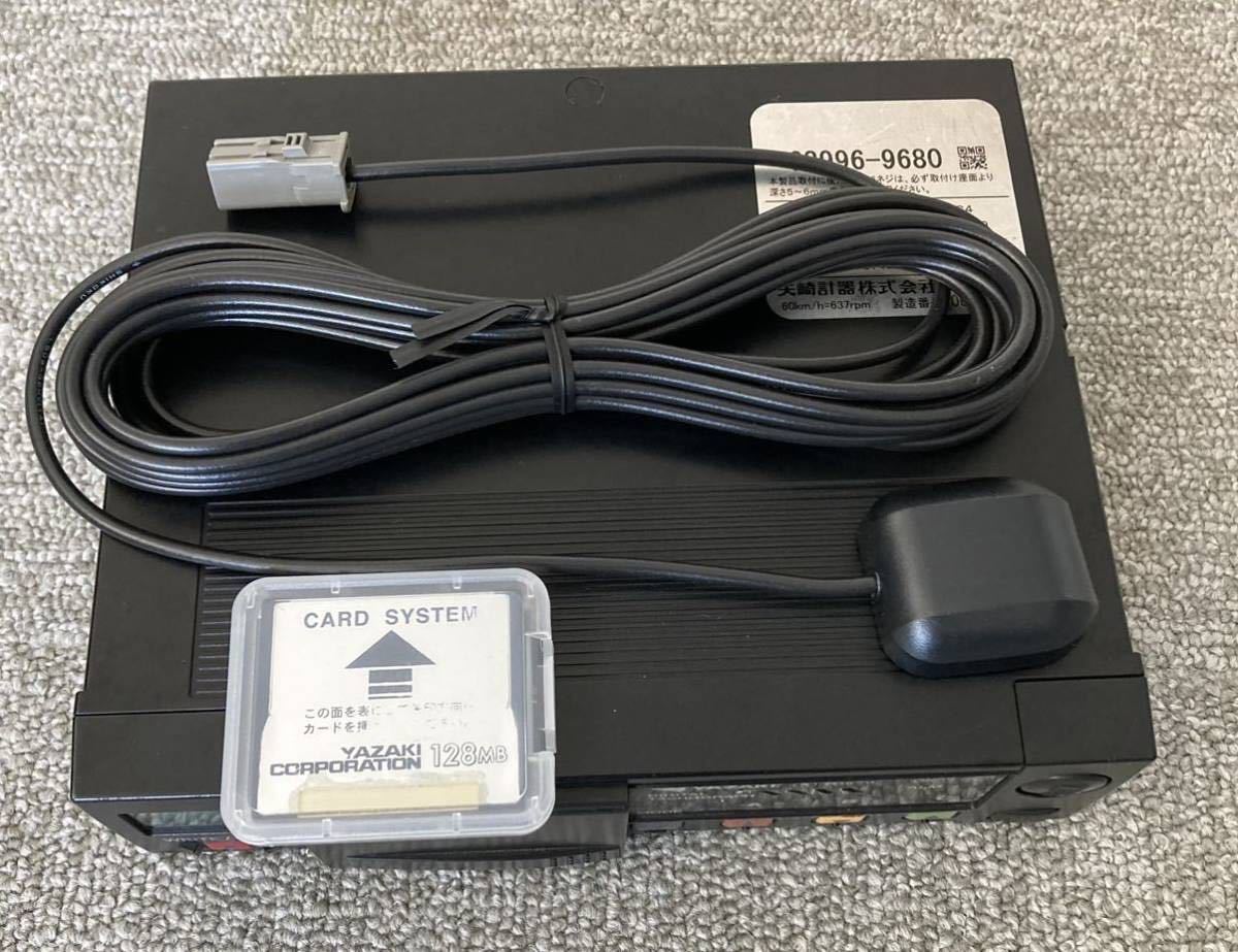 送料無料 中古良品 YAZAKI デジタルタコグラフ DTG4 乗務員カード付き  