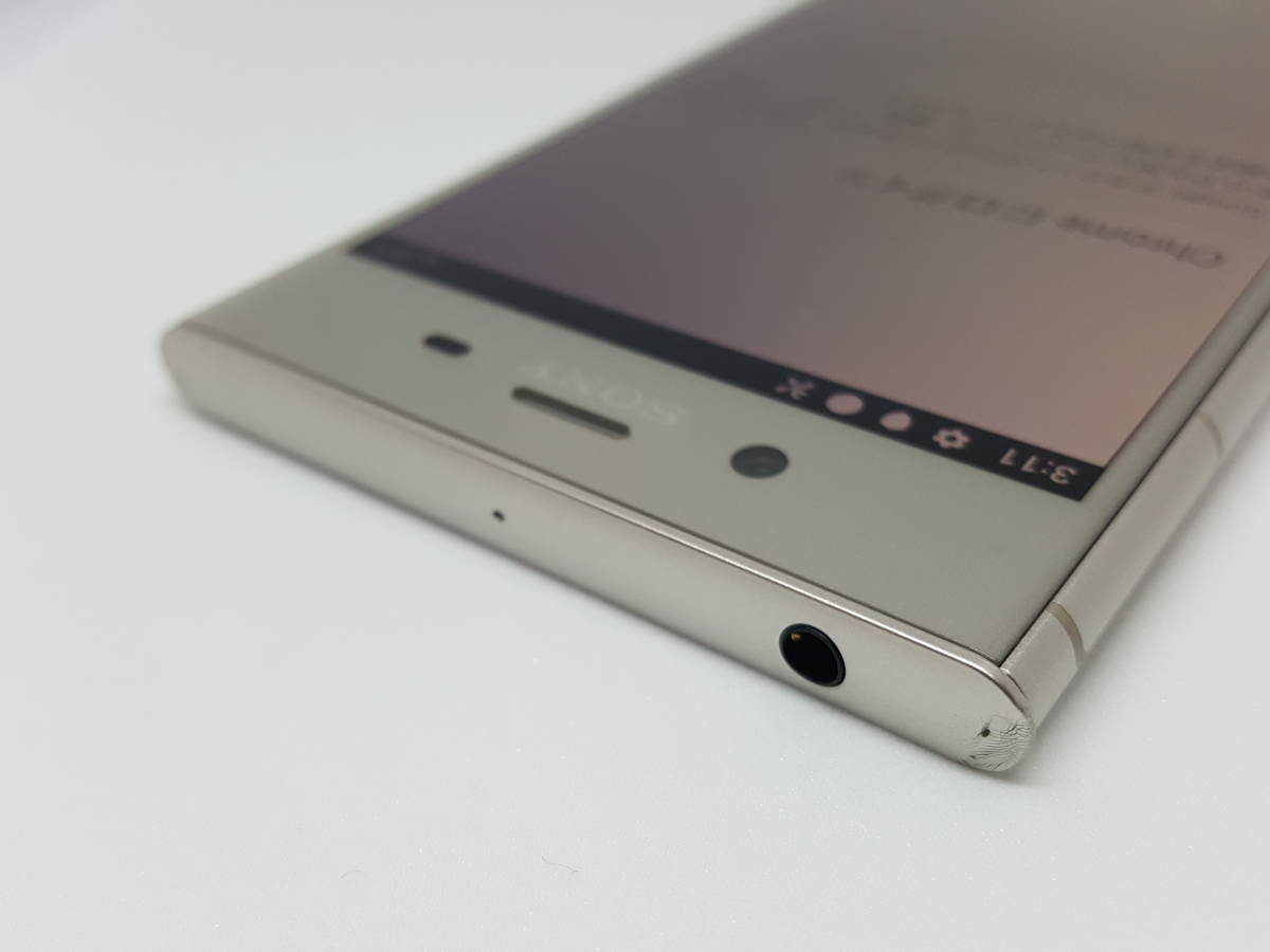 Xperia SOV36 XZ1 Compact Silver ☆49289WM ☆ジャンク品☆au☆SOV36