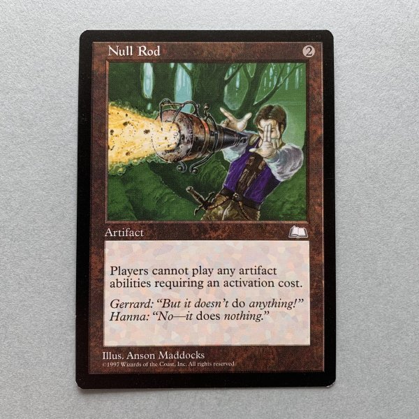 MTG Rod 無のロッド dell'Annullamento EX]無の #278 MTG《無のロッド/