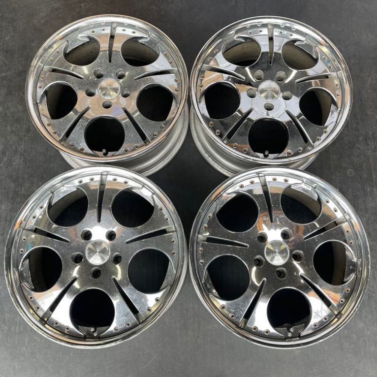 安い，新作 RIVER SIDE ALTSTADT リバーサイド アルトシュタット 18&times;8.5J 5H114.3 +41＆+36 品 4本 直接の引き渡し可能 RK(5穴)｜売買されたオークション情報、yahooの商品情報をアーカイブ公開 - オークファン 5穴