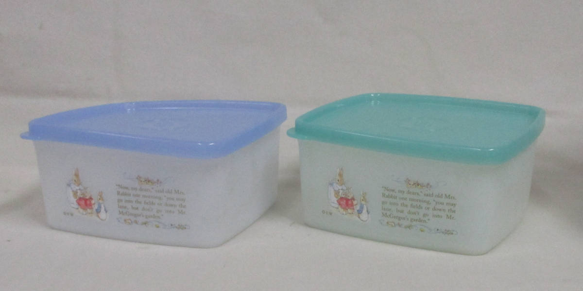 未使用保管品 tupperware タッパーウェア ピーターラビット