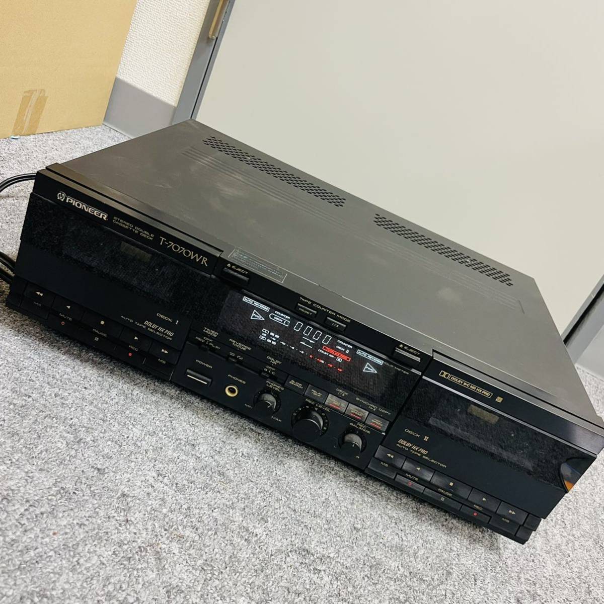Pioneer T-7070WR ダブルカセット デッキ 1・2再生録音OK Pioneer T
