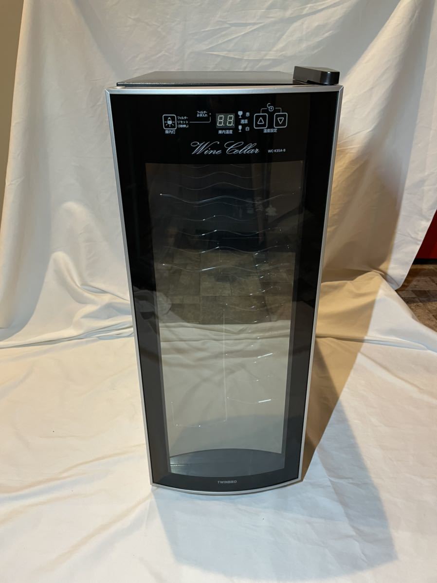 ワインセラー WC-K35A-B ブラック TWINBIRD ツインバード ワイン
