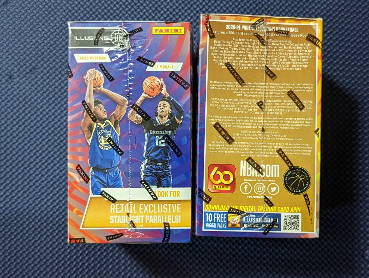 Illusions Panini Basketball 2020-21 Checklist, Set - | Box 2020⁄21 