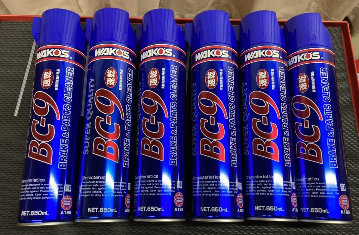 本物保証，品質保証 WAKO'S ワコーズ ブレーキ&パーツクリーナー9 BC-9 A189 650ml 6本(メンテナンス)｜売買されたオークション情報、yahooの商品情報をアーカイブ公開 - オークファン その他