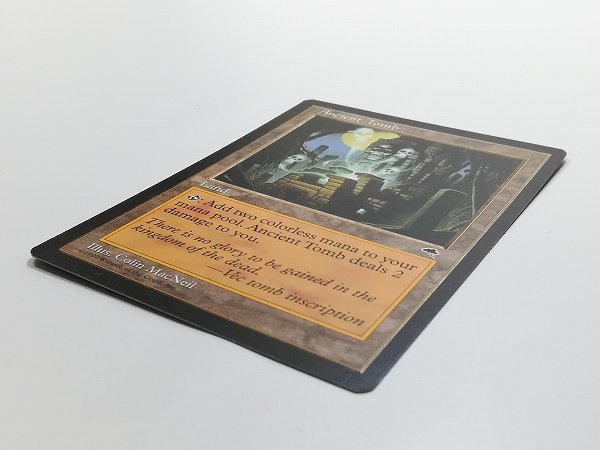 sC596o [人気] MTG 古えの墳墓 Ancient Tomb TMP テンペスト 土地 U