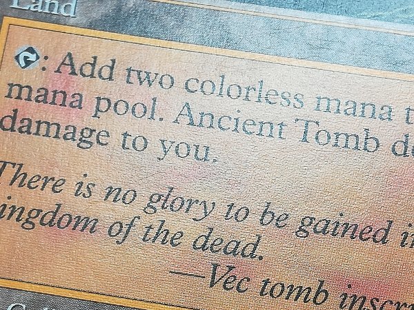 sC596o [人気] MTG 古えの墳墓 Ancient Tomb TMP テンペスト 土地 U