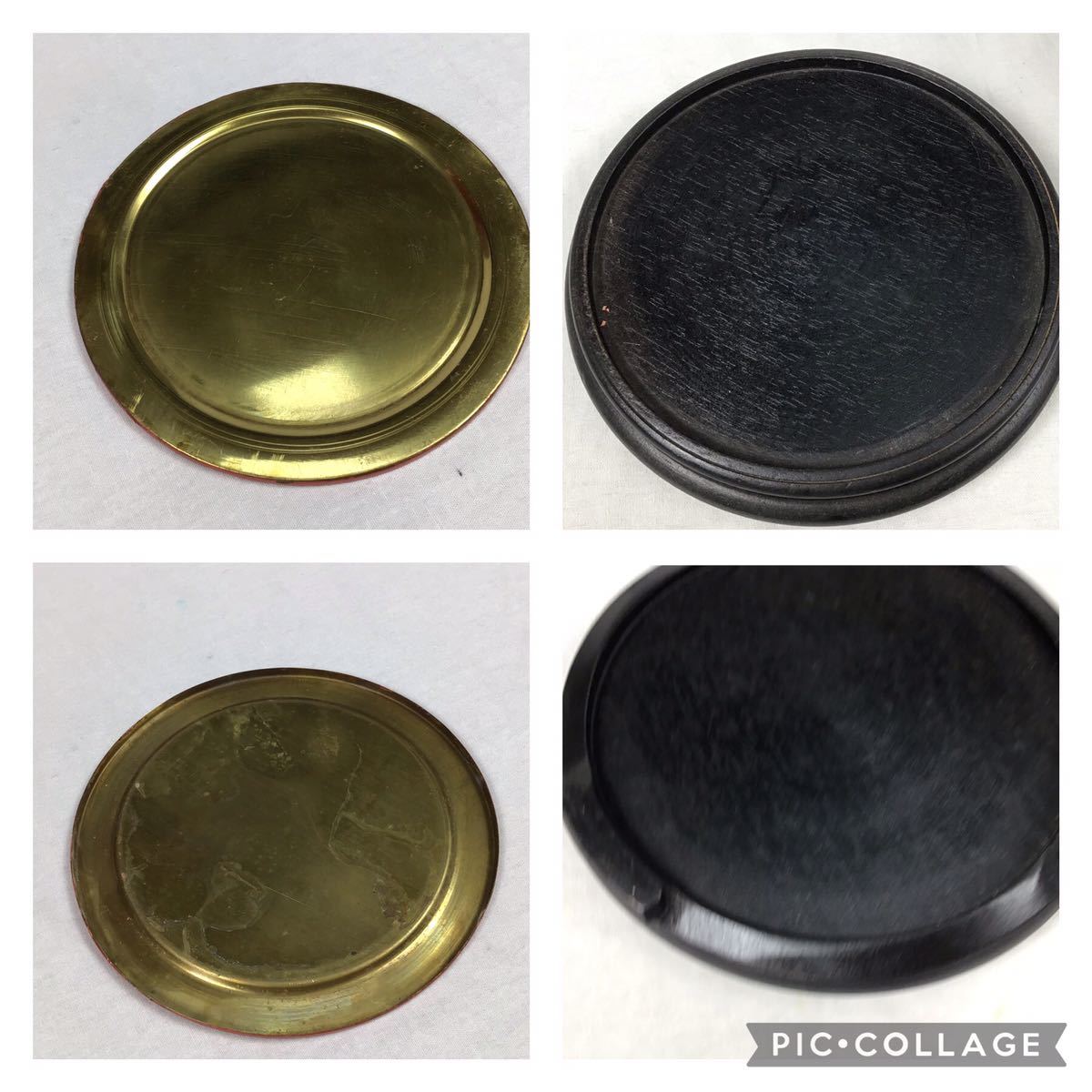 ヴィンテージ 中国骨董 堆朱壺 高さ約50.5cm 台座付き 中国美術/骨董品 