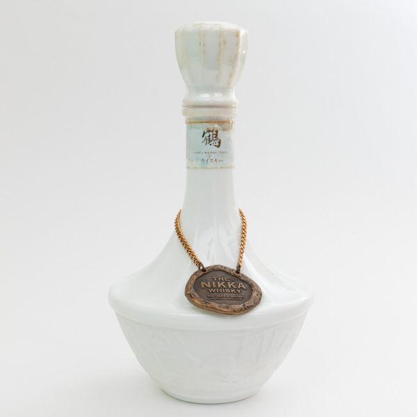 鶴 陶器ボトル ウイスキー 700ml NIKKA ニッカ 未開栓NIKKA 17年 ザ