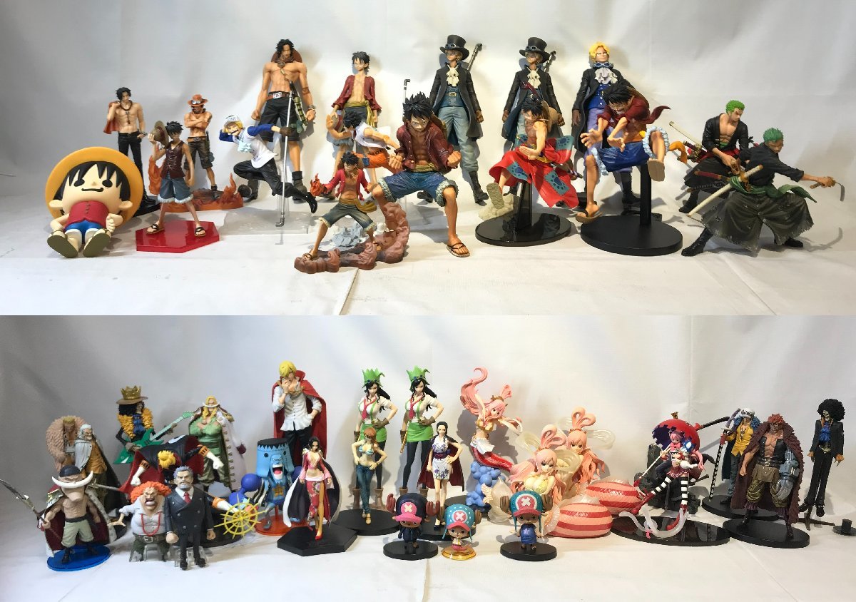 1円～ 箱無し ONE PIECE フィギュアまとめ売り ルフィ エース サボ 