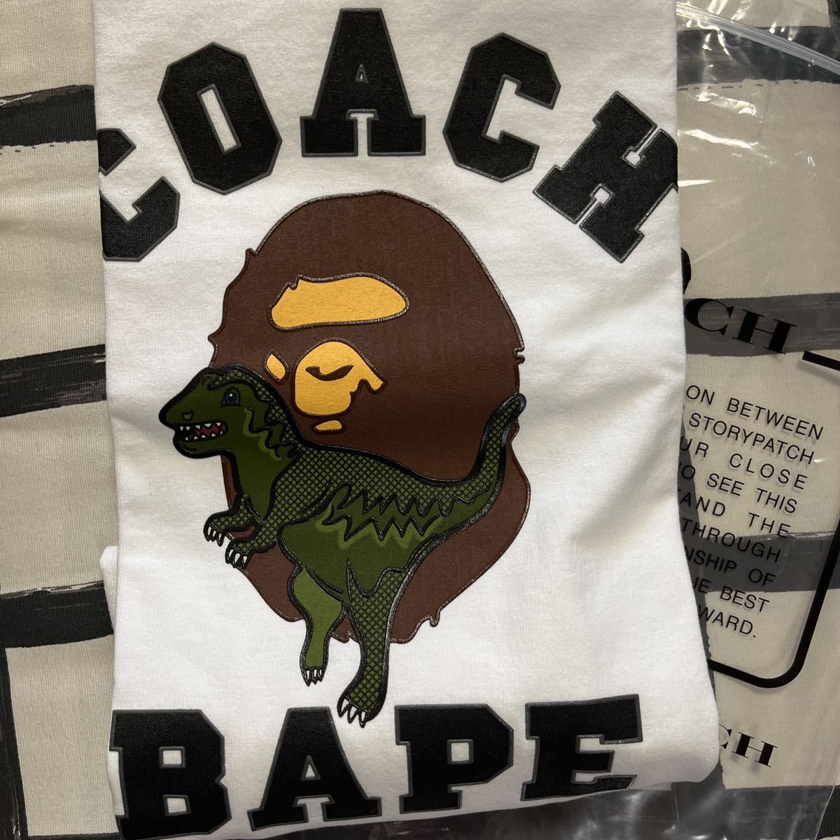 Coach BAPE a bathing ape コーチ エイプ コラボ Tシャツ ベイプ 半袖 