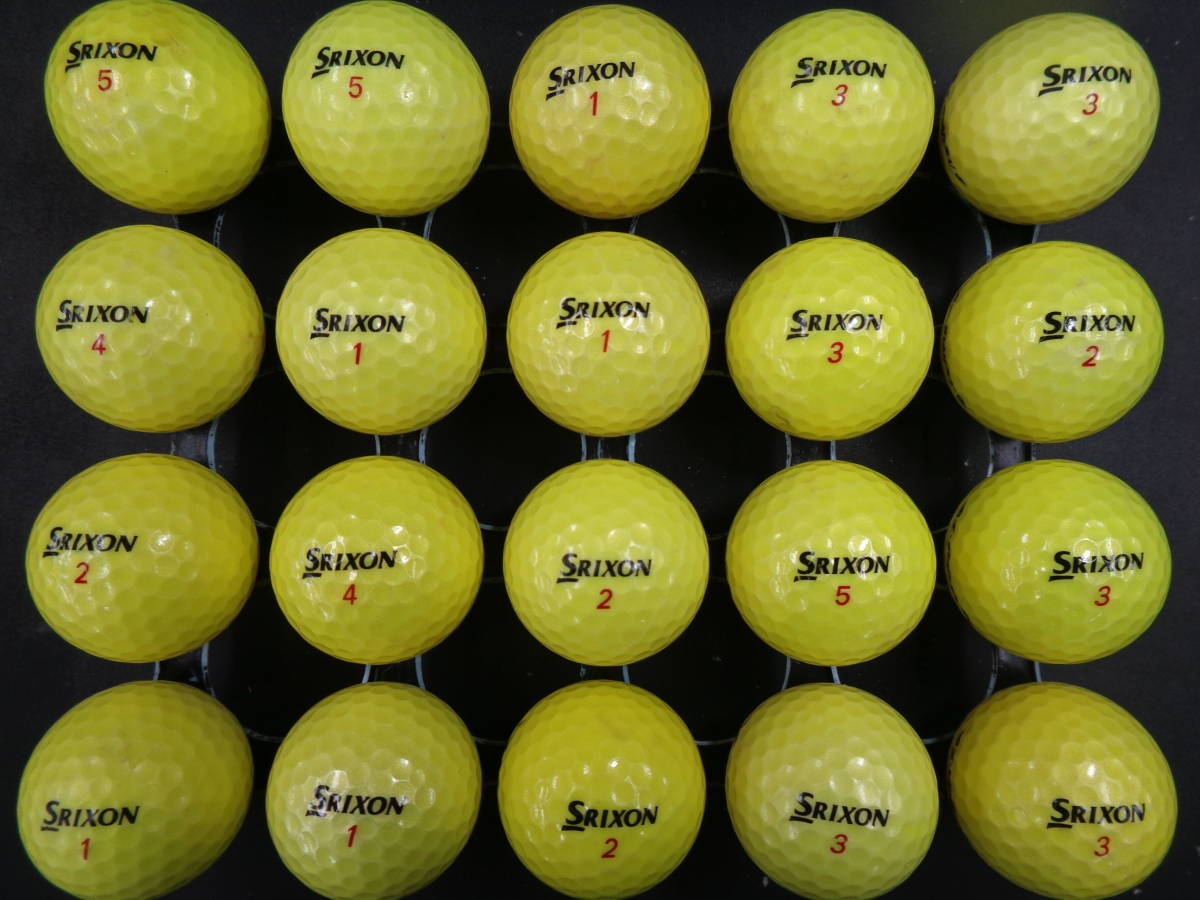 [SR5] スリクソン ゼットスター エックスブイ 19年 SRIXON Z・STAR XV 20球 ロストボール 【中古】