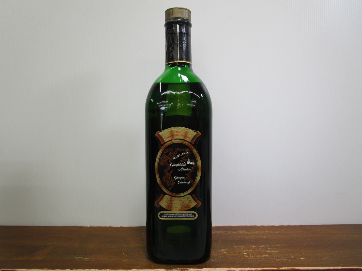 レア！Glenfiddich 10年ピュアモルトウイスキー 760ml グレンフィディック 10年 特級 ピュアモルト 760ml 未開栓 ウイスキー