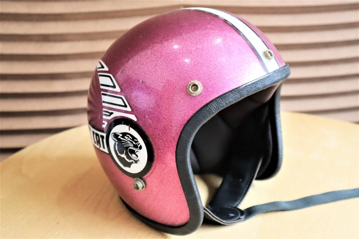 極小シェル ビンテージ ヘルメット ARCTIC CAT 検BELLBUCOTX500HARAI