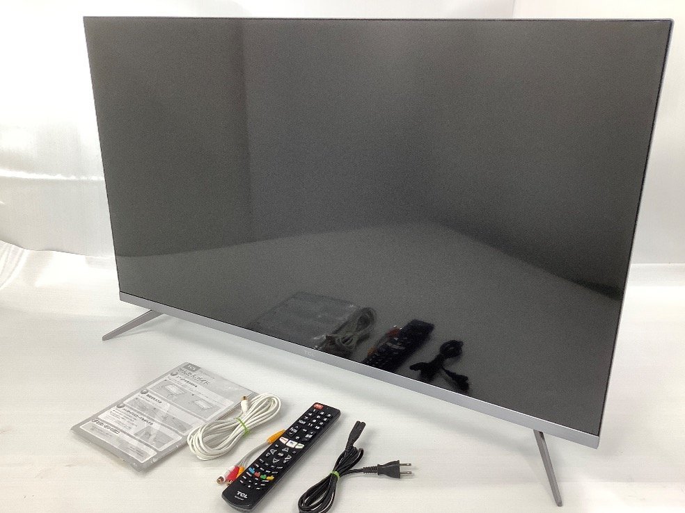 TCL 43インチ液晶テレビ 2021年 43P8B 4K対応 電源コード社外品 入出力