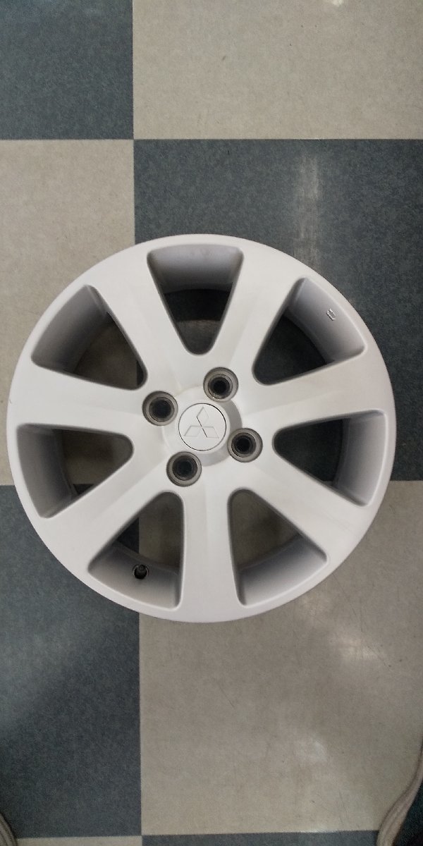 三菱　アイ純正　１５インチ４．０Ｊ＋３５　５．０Ｊ＋３５　４Ｈ１００　各2本づつ　中古品
