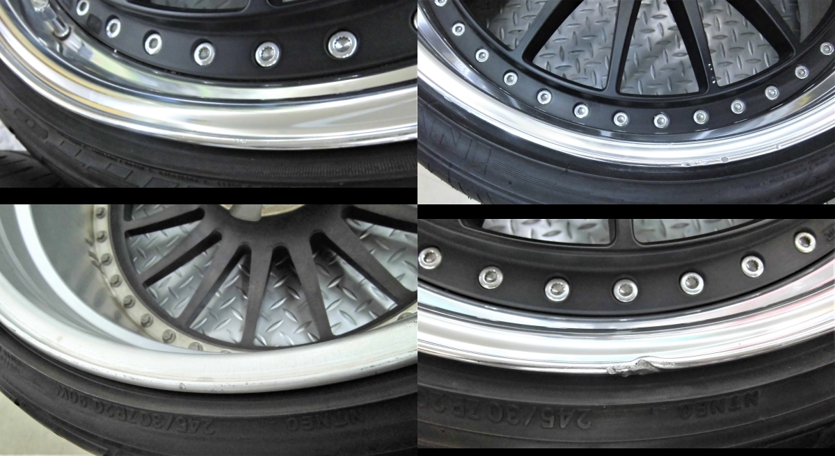 SSR ProfessorプロフェッサーTF1 20インチ 中古タイヤホイールSET 9J 
