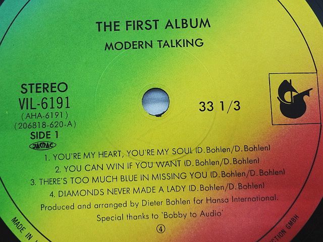 LP レコード モダン トーキング 愛はロマネスク MODERN TALKING THE