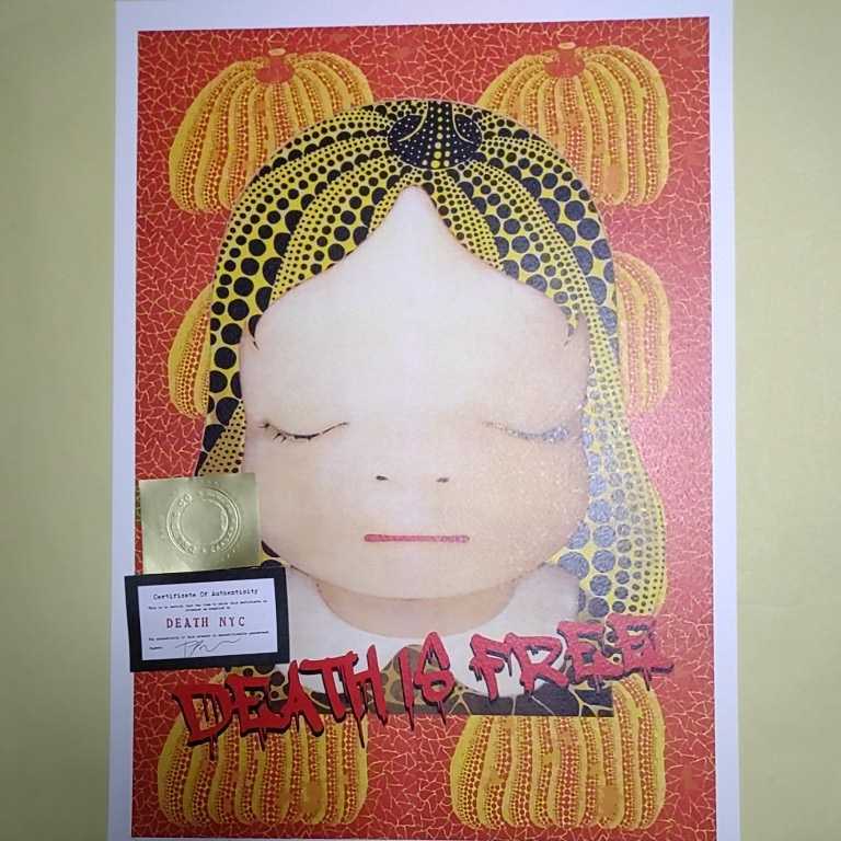 DEATH NYC 世界限定100枚 アートポスター 奈良美智 NARA YOSHITOMO