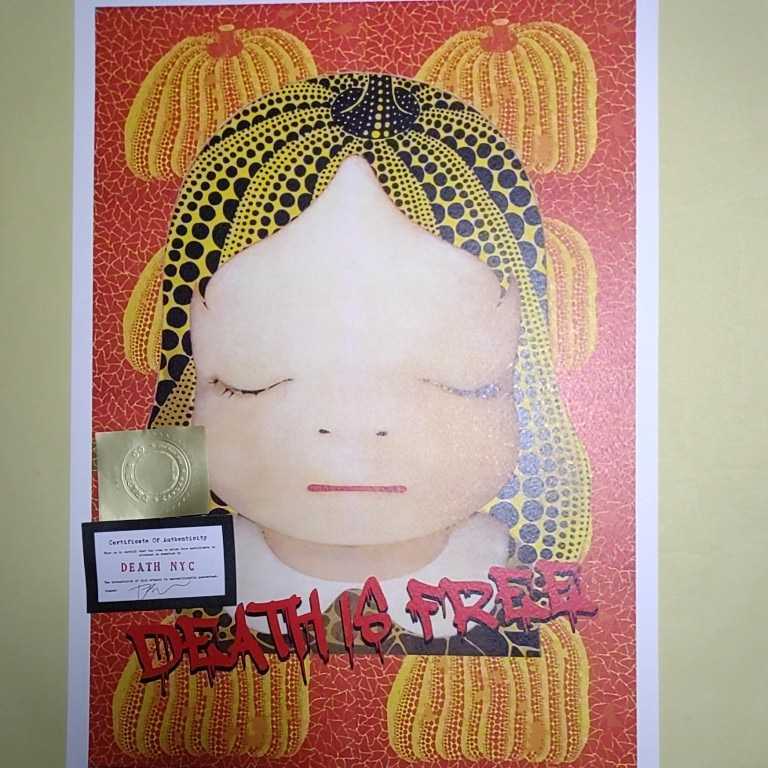 DEATH NYC 世界限定100枚 アートポスター 奈良美智 NARA YOSHITOMO