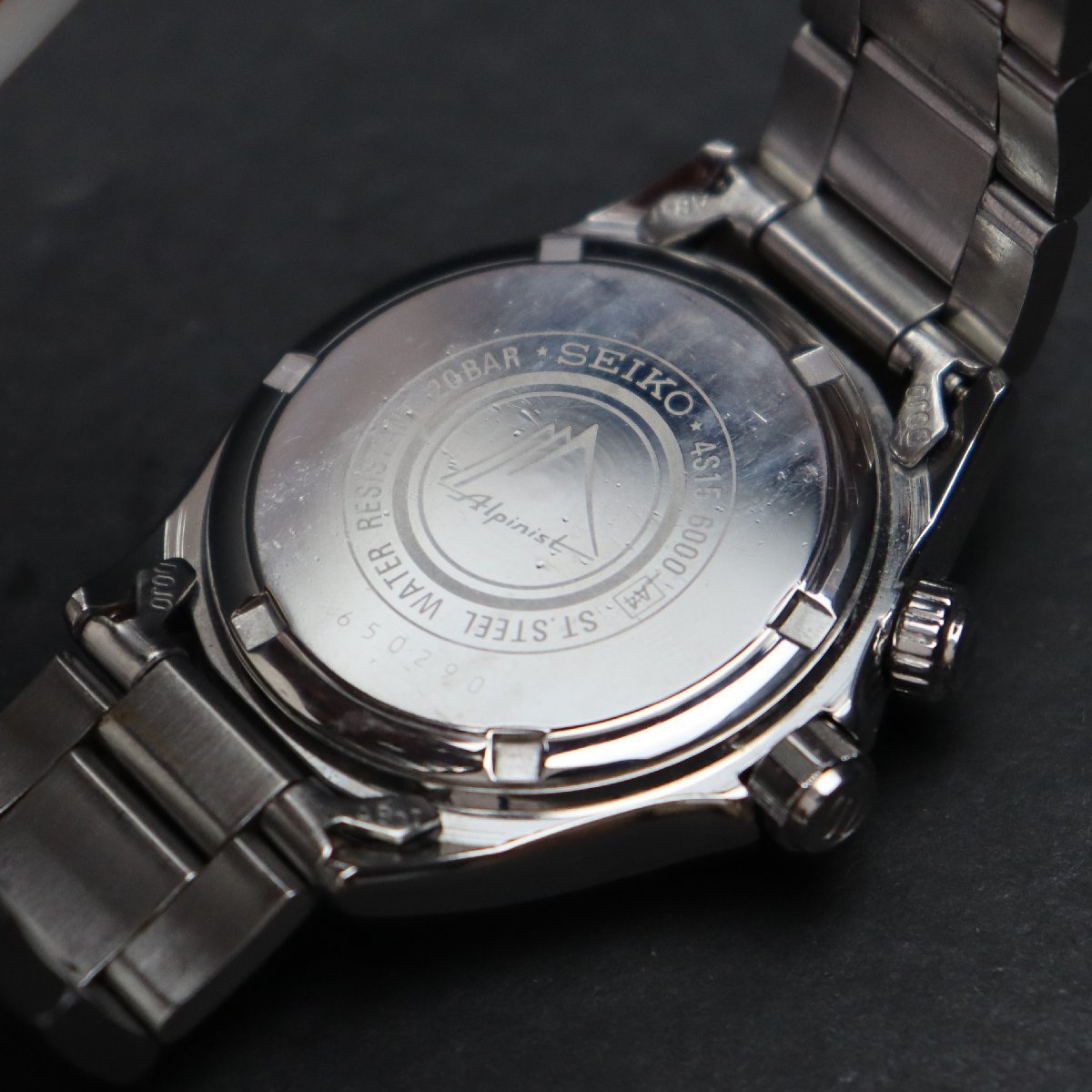 希少 SEIKO Alpinist セイコー 4Sアルピニスト 4S15-6000 自動巻き 25 