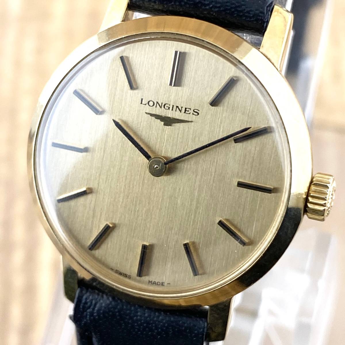 LONGINES アンティーク 14K 手巻き メンズ腕時計 1円〜】LONGINES 
