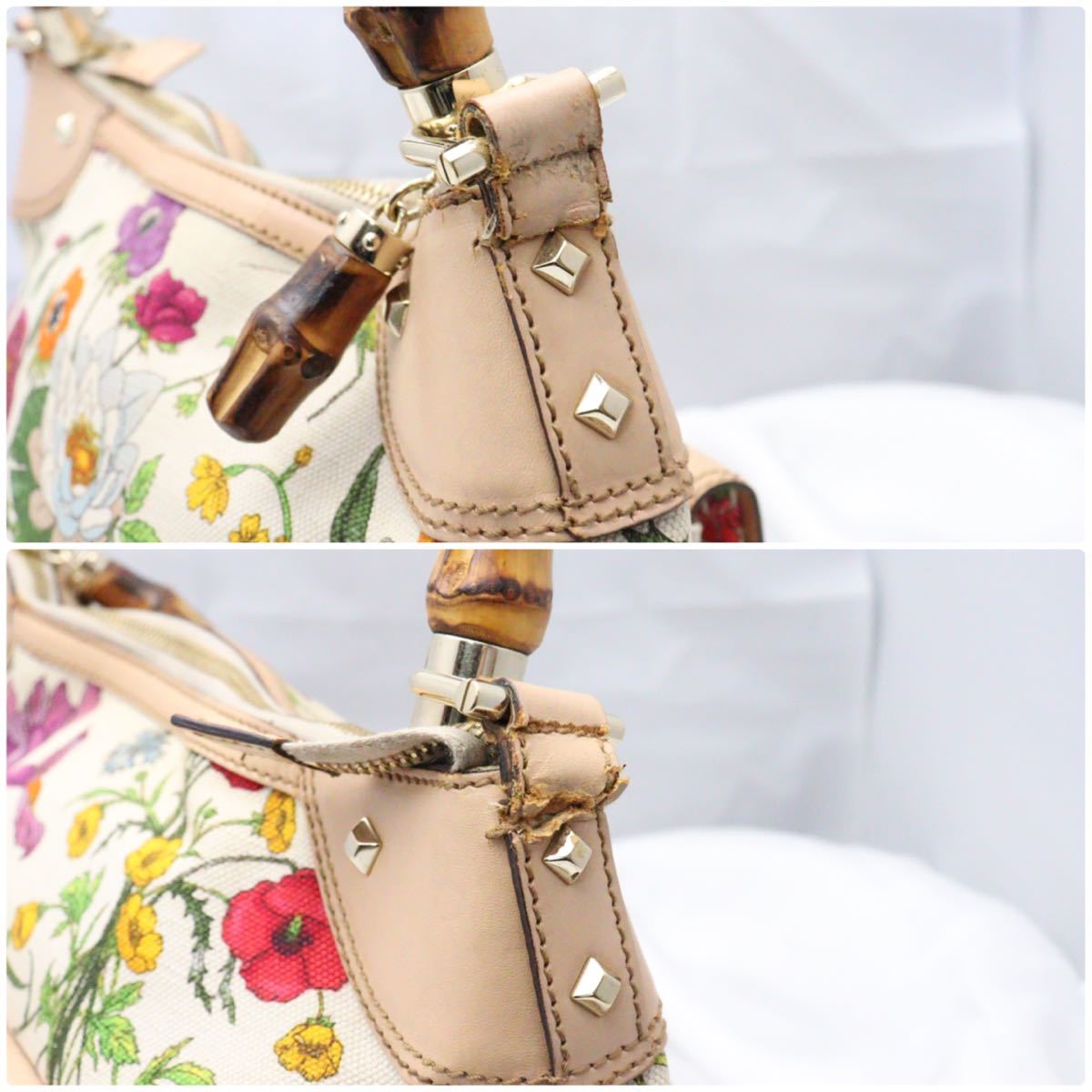 1円 スタート】FENDI フェンディ マンマ バケット パイソン キャンバス 