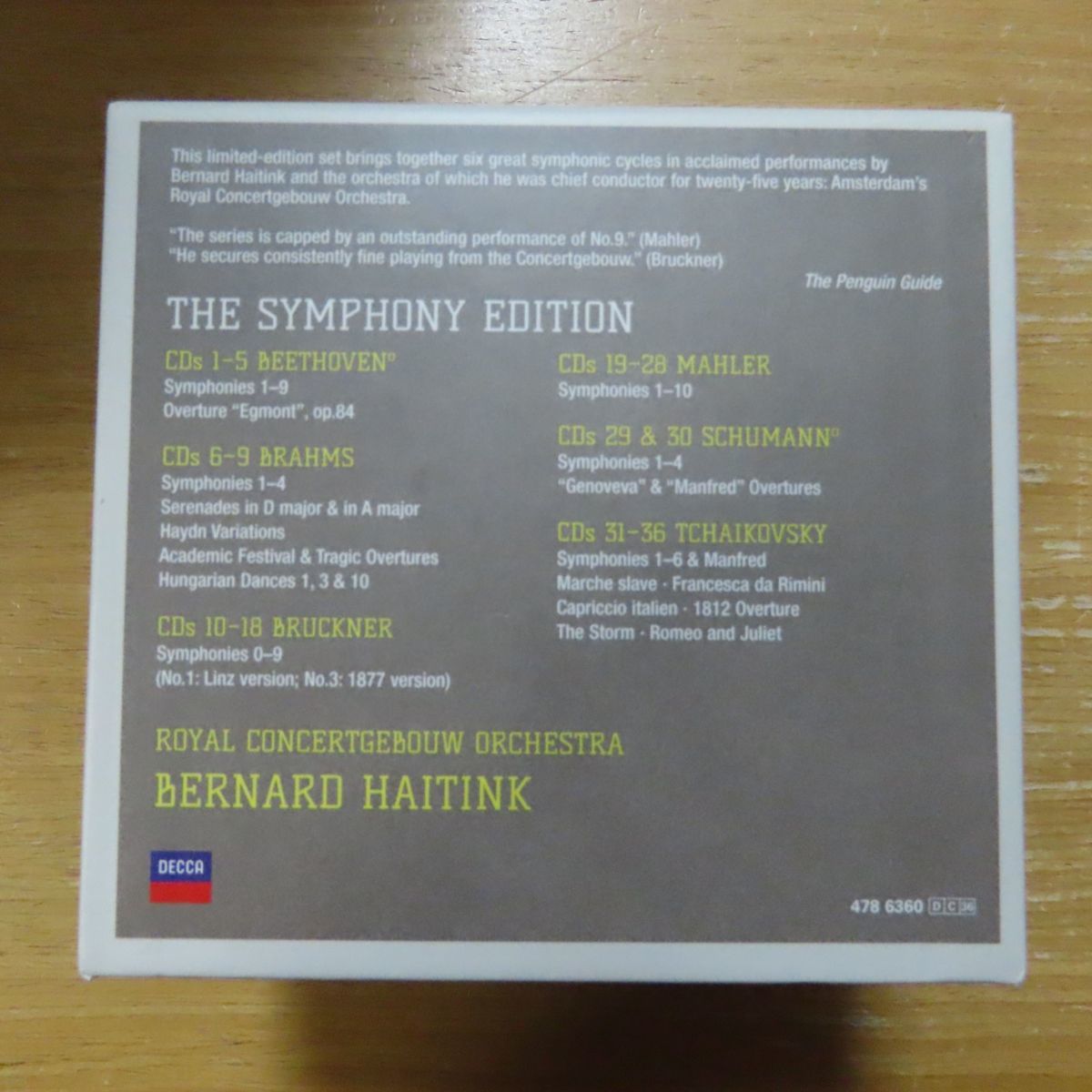ベルナルト・ハイティンク UNIVERSAL | MUSIC BERNARD HAITINK JAPAN